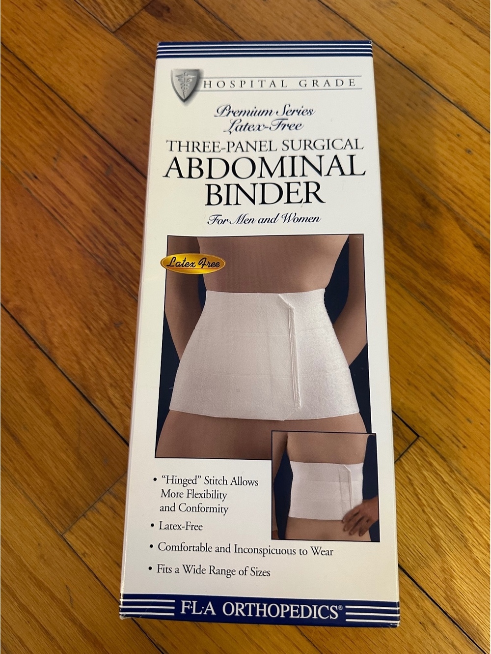 Abdominal Binder Surgical Latex Free Hospital Grade Size L 60”x75”
